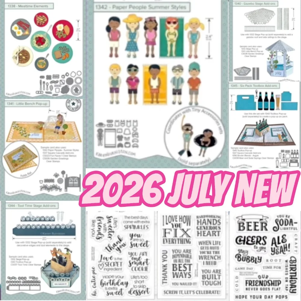 Timbres d'amour et de fleurs, nouvelles matrices de découpe en métal pour bricolage, artisanat de Scrapbooking,