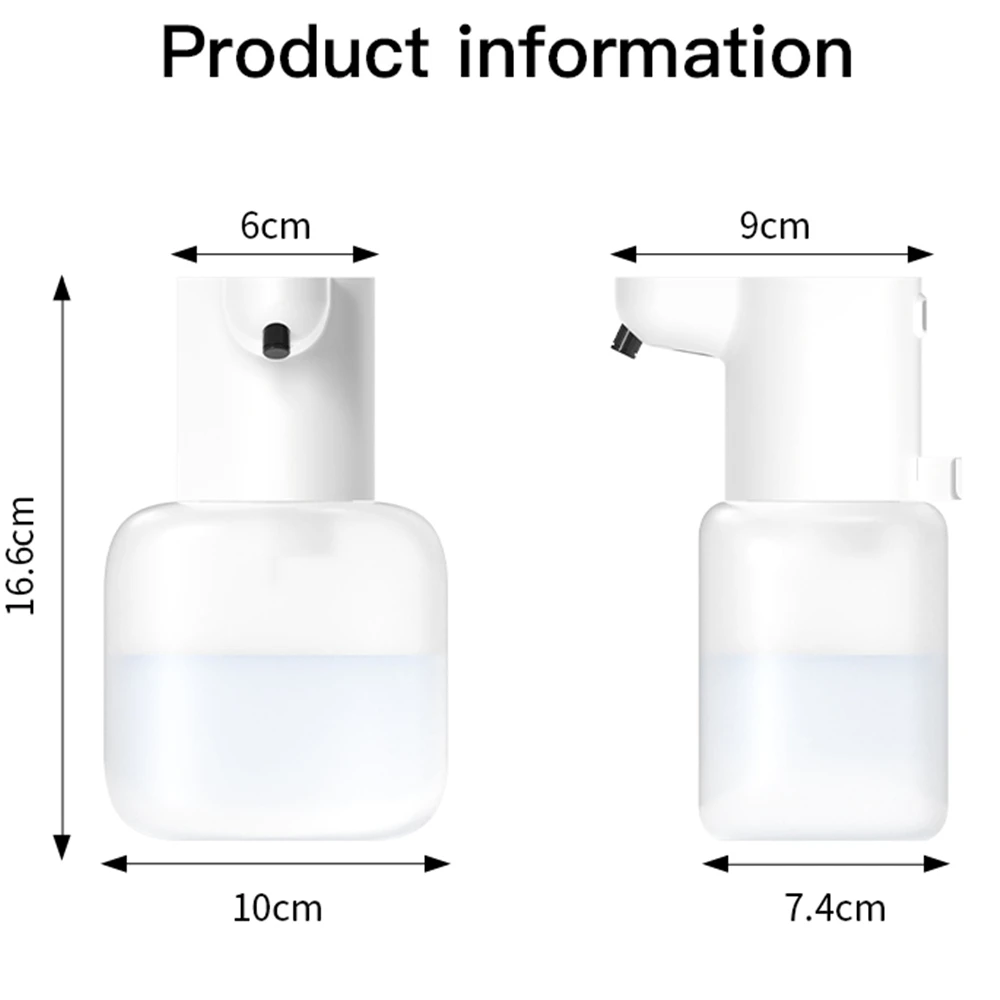 4 Gear Adjustable Automatic Soap Distributor Wall-mounted Induction Foam Dispenser Sensor Liquid Generator Touchless Hand Washer