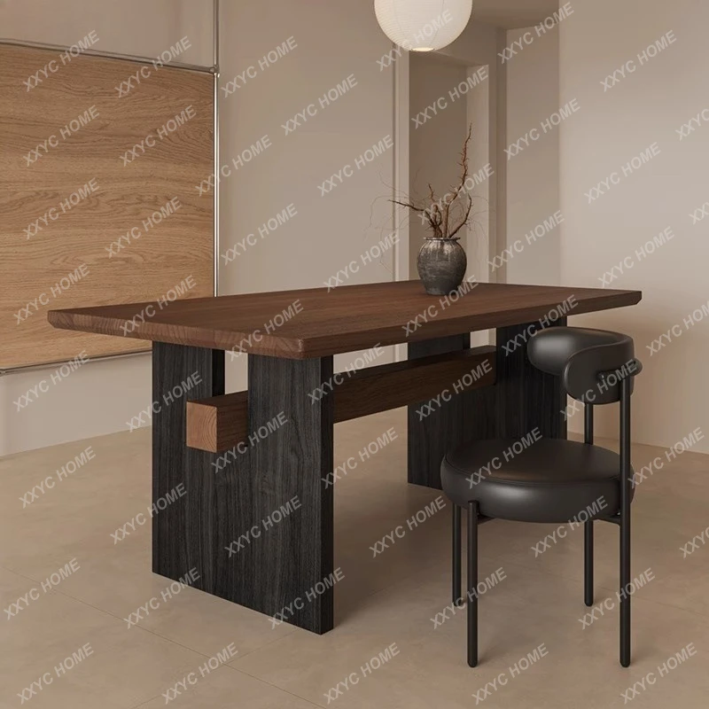 

Журнальный столик JWabi Sand в китайском антикварном стиле, многофункциональный обеденный стол из массива дерева для гостиной