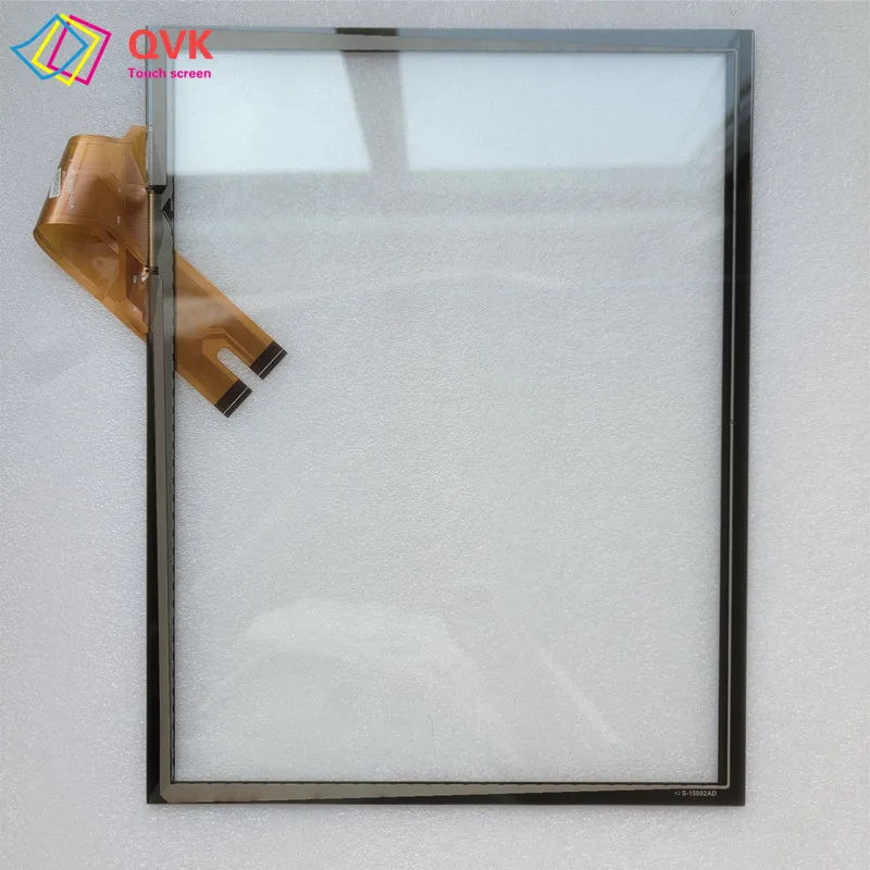 15Inch New P/N F-WGJ15008-V1A 15008B Capacitive touch screen digitizer sensor External glass panel 326x253 MM