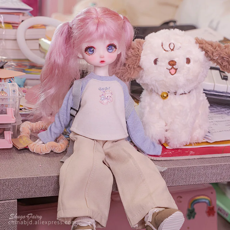 

BJD Doll Fura 1/6 Sweet little Girl Female Otaku Child Anime Doll Big Eyes And Small Mouth Resin Toys Movable Joint Doll TOYS