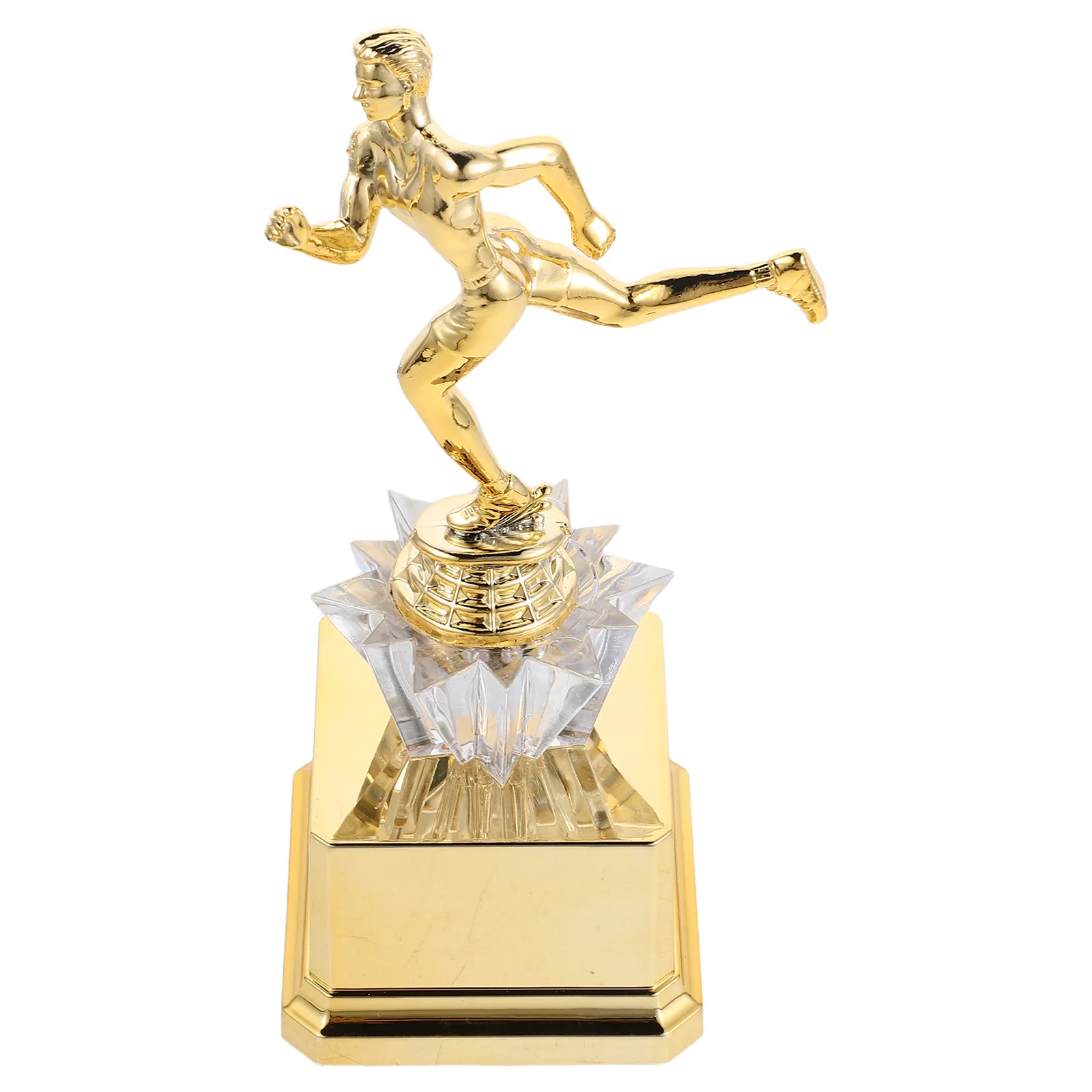 

Running Trophy Cup Golden Plastic Award for Sports Competition School Classroom Winner Champion Ceremony Prize