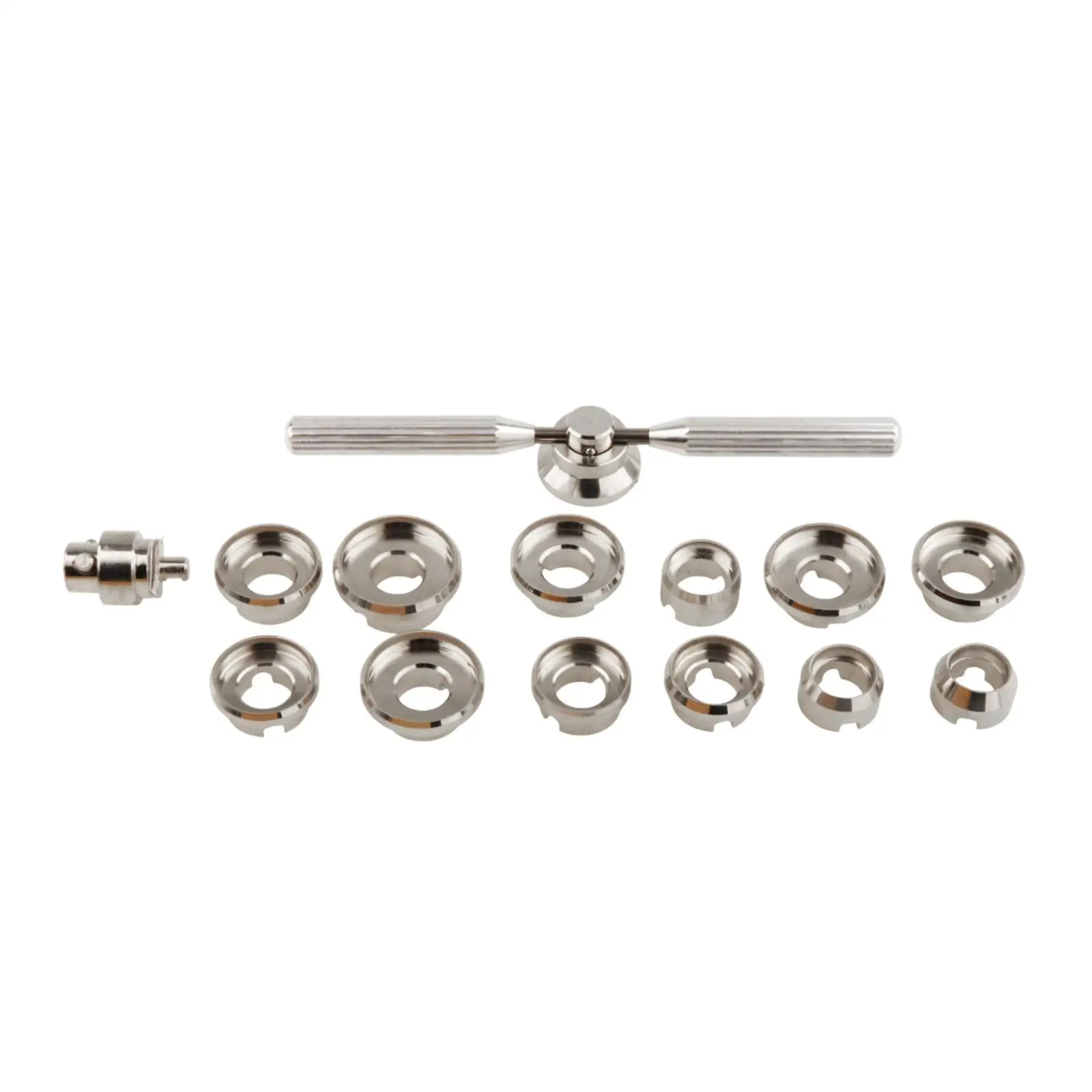 Watch Back Case Opener Watch Back Cover Remover Sturdy Easy to Use Rustless Closing Tool Watch Repair Tool Set Wrench Dies