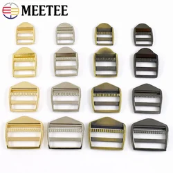 2/5/10Pcs 20/25/31/38mm Metal Buckle for Backpack Slider Adjustment Clasp Bag Strap Tri-Glide Hook Buckles Belt Ring Accessories