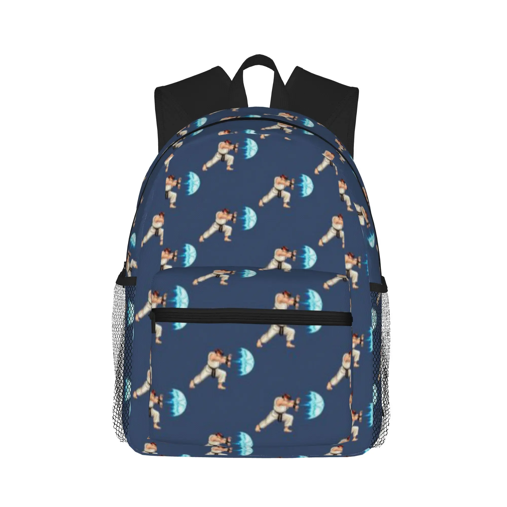 RYU FIREBALL ATTACK  Casual Backpack for Students and Adults Backpacks for women
