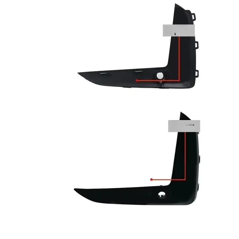 

2PCS for 5 Series G30 G38 Carbon Fiber Front Bumper Fog Light Lamp Eyebrow Sticker Trim Frame Cover for 2018 2019-2022