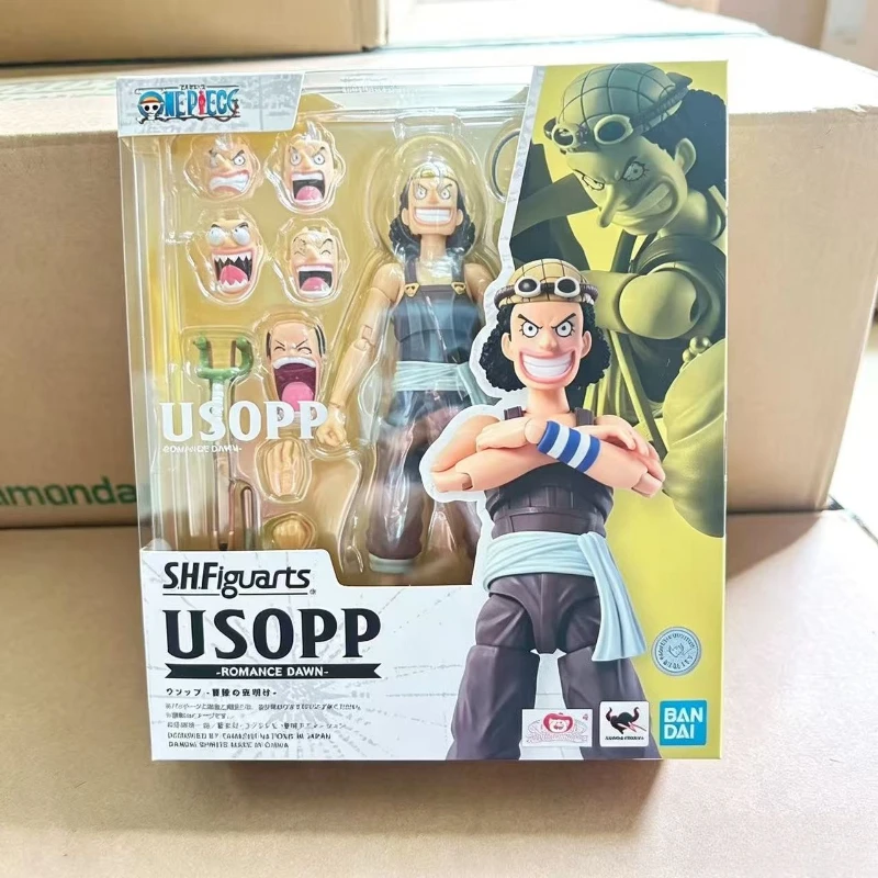 

Brand new in stock Bandai genuine SHF Pirate King Usop manual model assembly toys collection ornaments holiday gift decorations