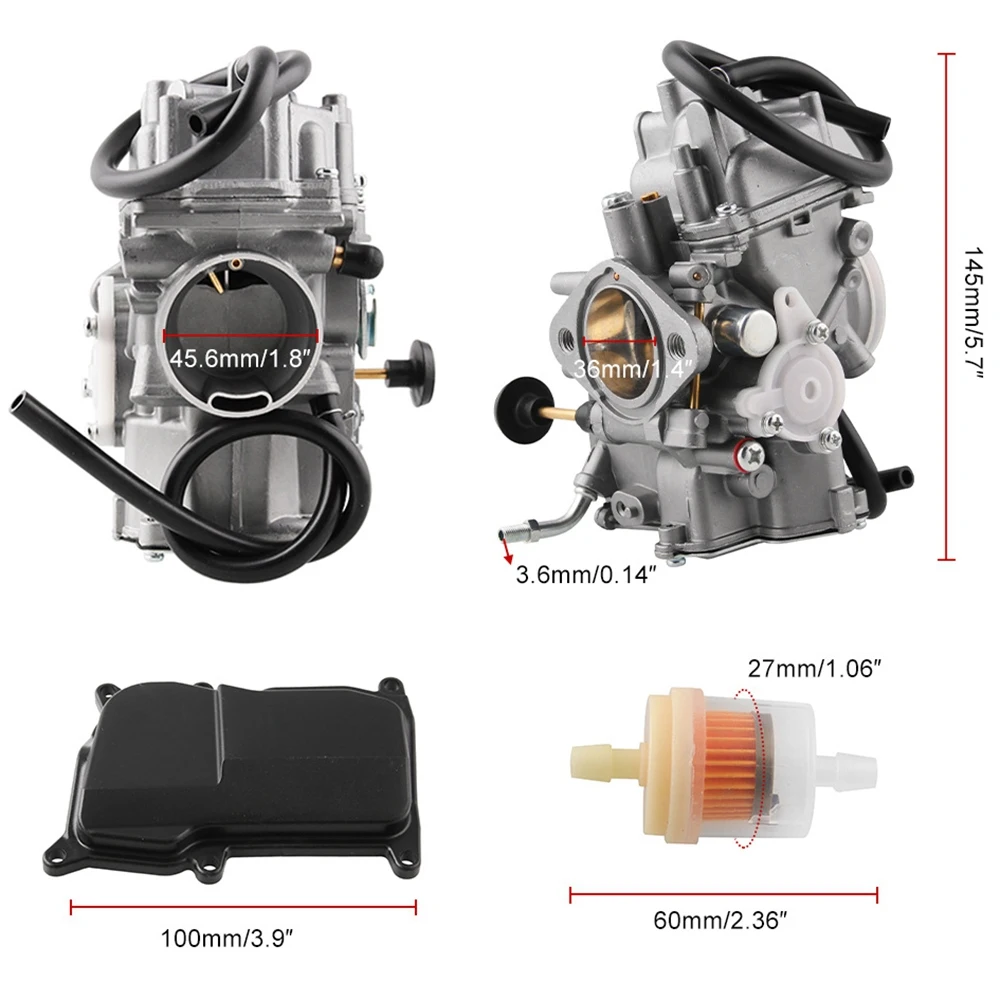 

Carburetor Carb for Yamaha ATVs BIG BEAR 350 YFM350 2WD 4WD WARRIOR 350 YFM350 KODIAK 400 YFM400 4WD