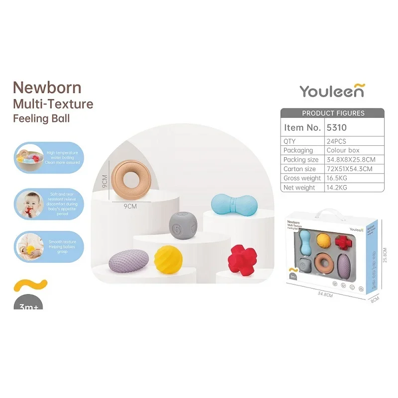 

Infant Tactile Ball - Multi-Textured Sensory Toy