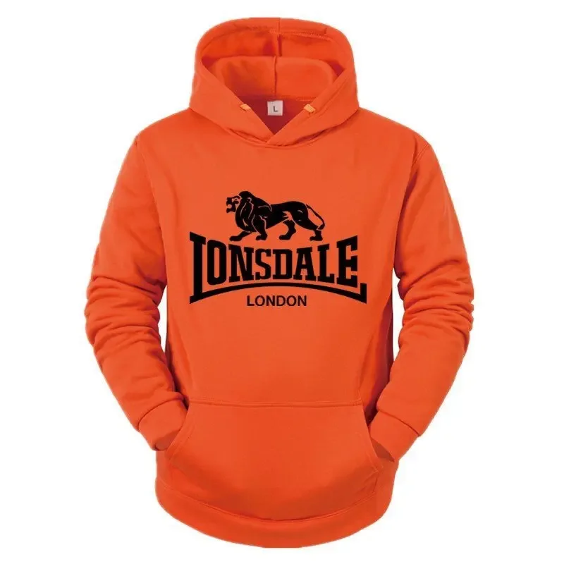 2026 Popular Couples' Lonsdale Hoodie - Funny Crewneck Sweatshirt, Unisex Casual Top, Leisure Sports Wear