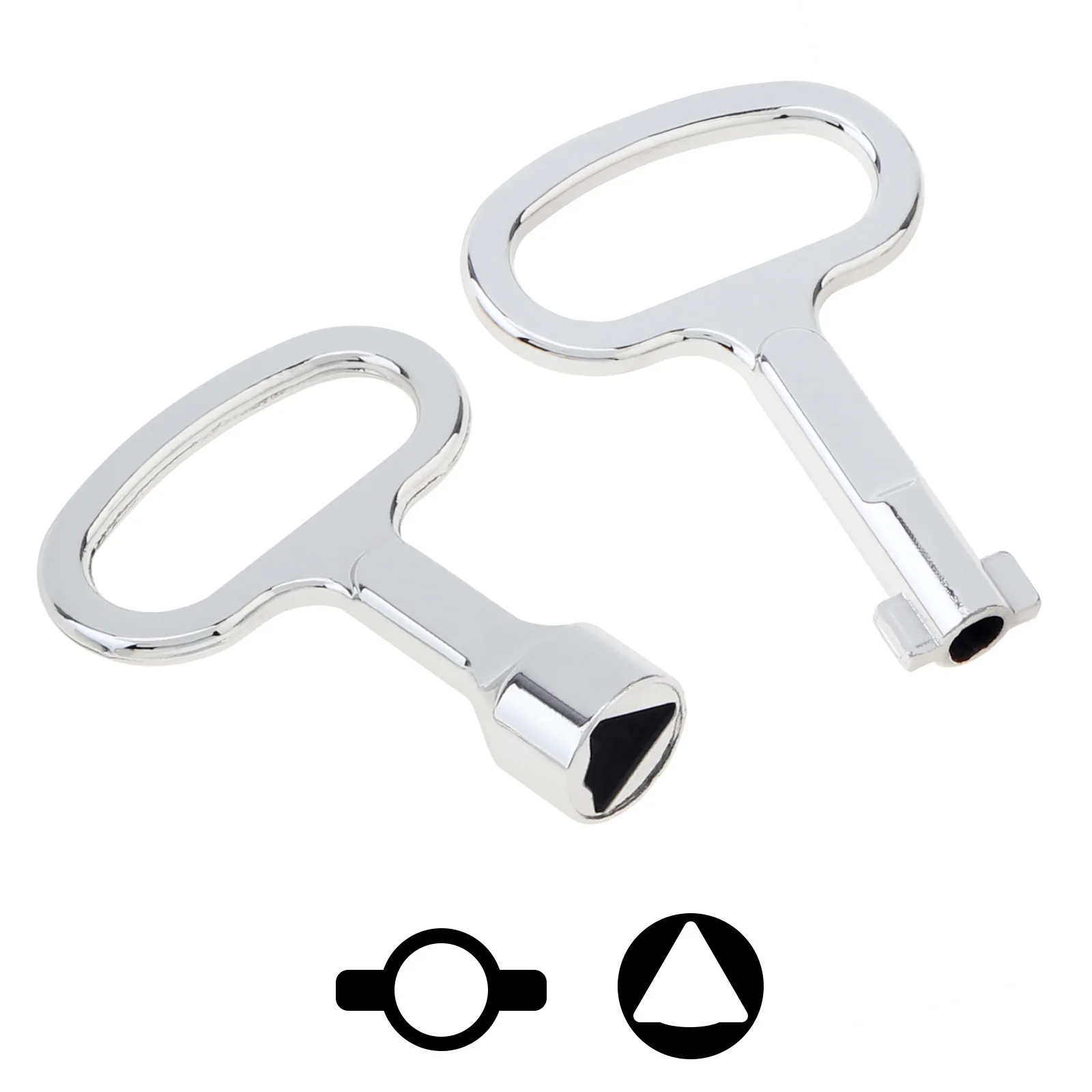 Key Wrench Universal Elevator Door Lock Valve Plumber Triangle Key for Electric Cabinets Metro Trains