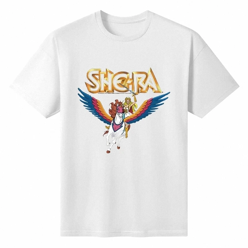 

Masters Of The Universe She Ra And Swiftwind Black T-Shirt