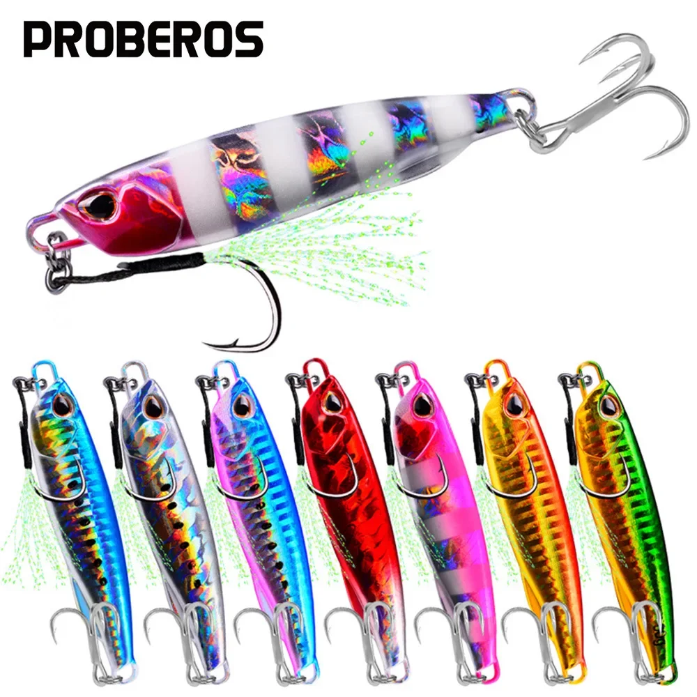 Metal Cast Jig Spoon 10g 15g 20g 30g 40g 50g 60g Lures With Hook Casting Jigging Lead Fish Sea Bass Fishing Lure Artificial Bait