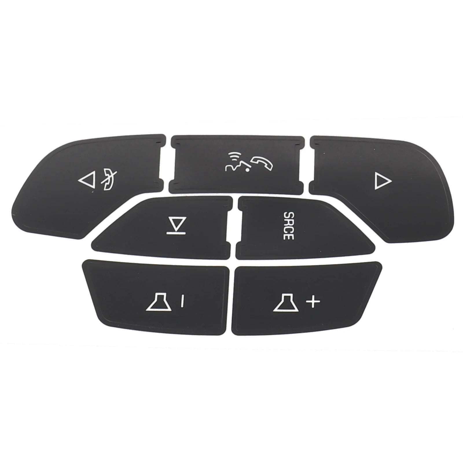 For Tahoe For Yukon 2007-2014 Button Stickers Black Easy Installation Paper Plug-and-play Replacement Practical