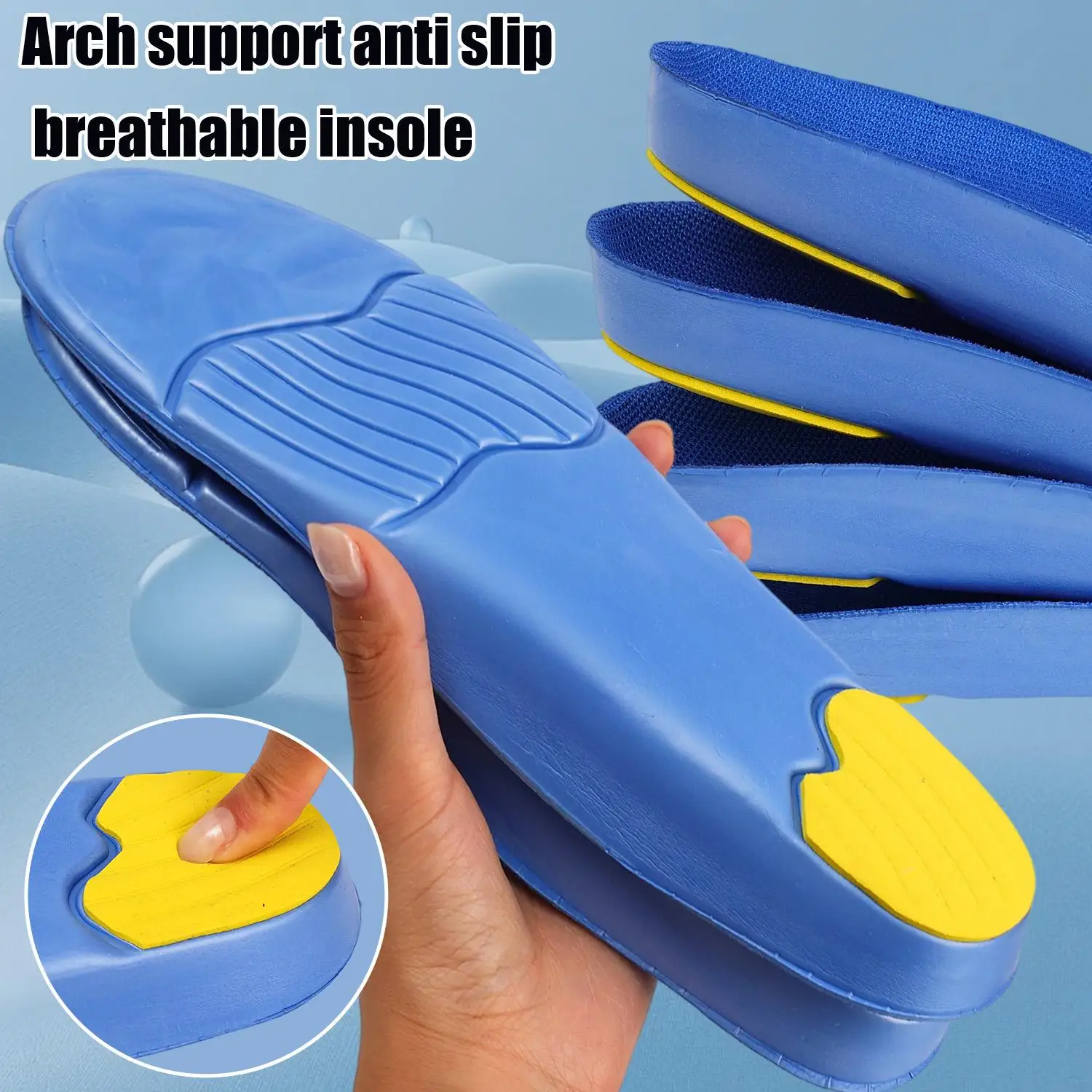 

Orthotics Flat High Arch Insole Support Orthopedic Insoles Men Women Plantar Fasciitis Comfort Sports Running Insert Shoes Pads