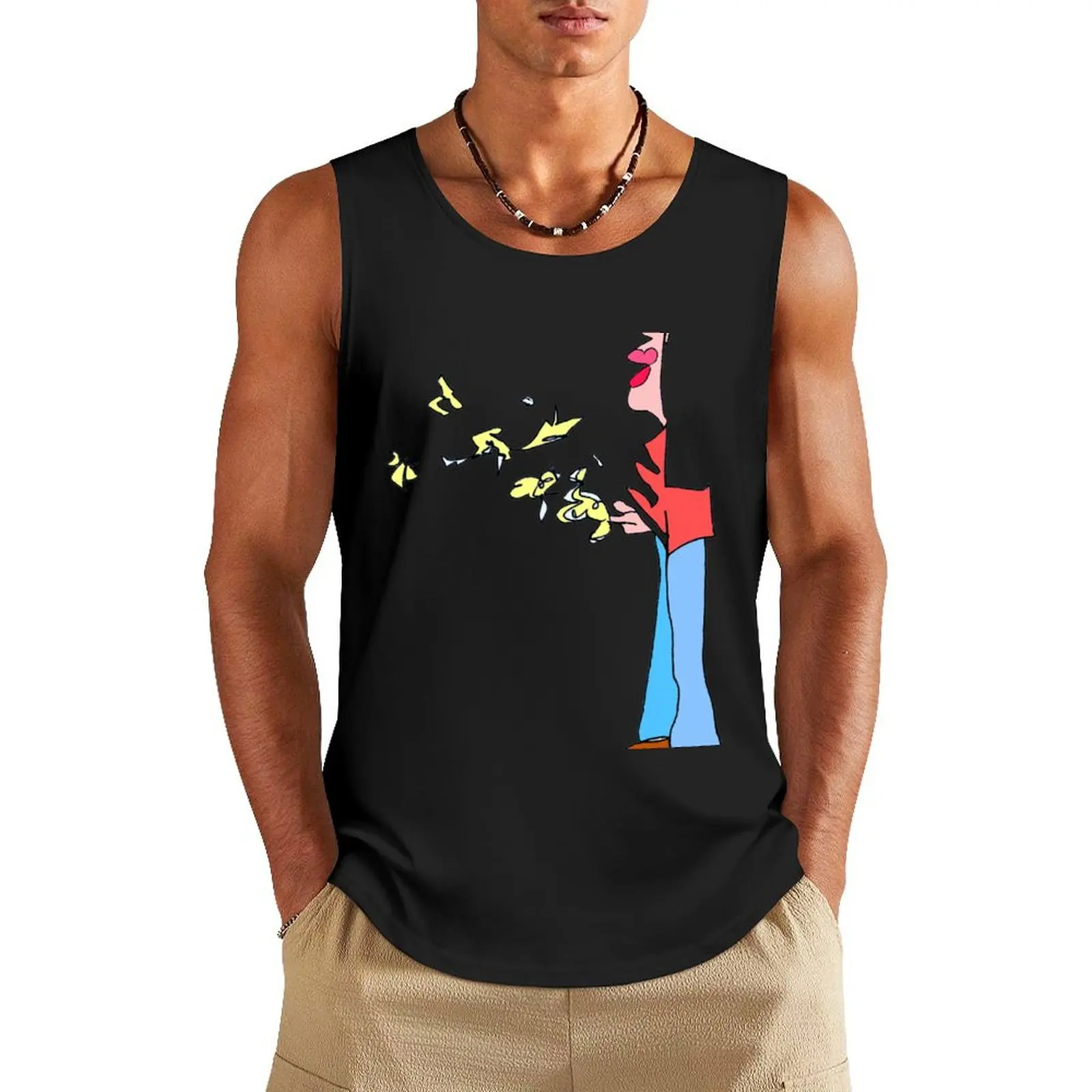 

Bird Man Tank Top gym Men's t-shirts gym shirts