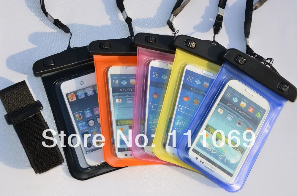 20pcs Waterproof Diving Bag Underwater Pouch Phone Case for iphone 13 12 11 Pro Xs for Galaxy S21 S20 S10 S7 S6 Swimming Cases