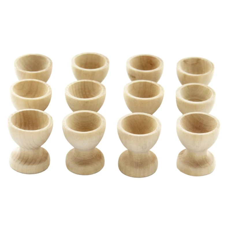 5 Cái/bộ Cốc Trứng Phục Sinh Đứng Để Bàn Hiển Thị Cốc Vật Liệu Montessori