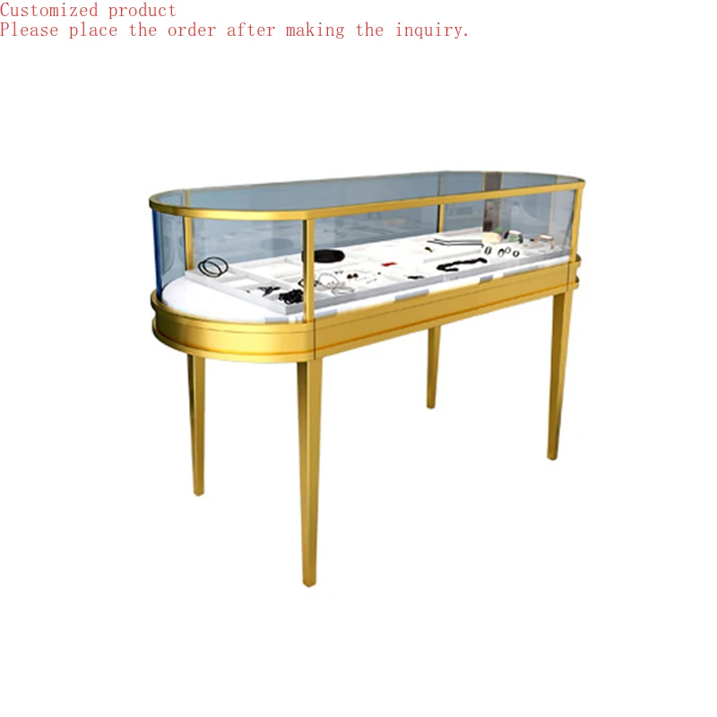 

Custom.Custom Glass Display Cabinet Jewelry Retail Store Furniture Jewelry Display Case Manufacturers Jewellery Display Showcase