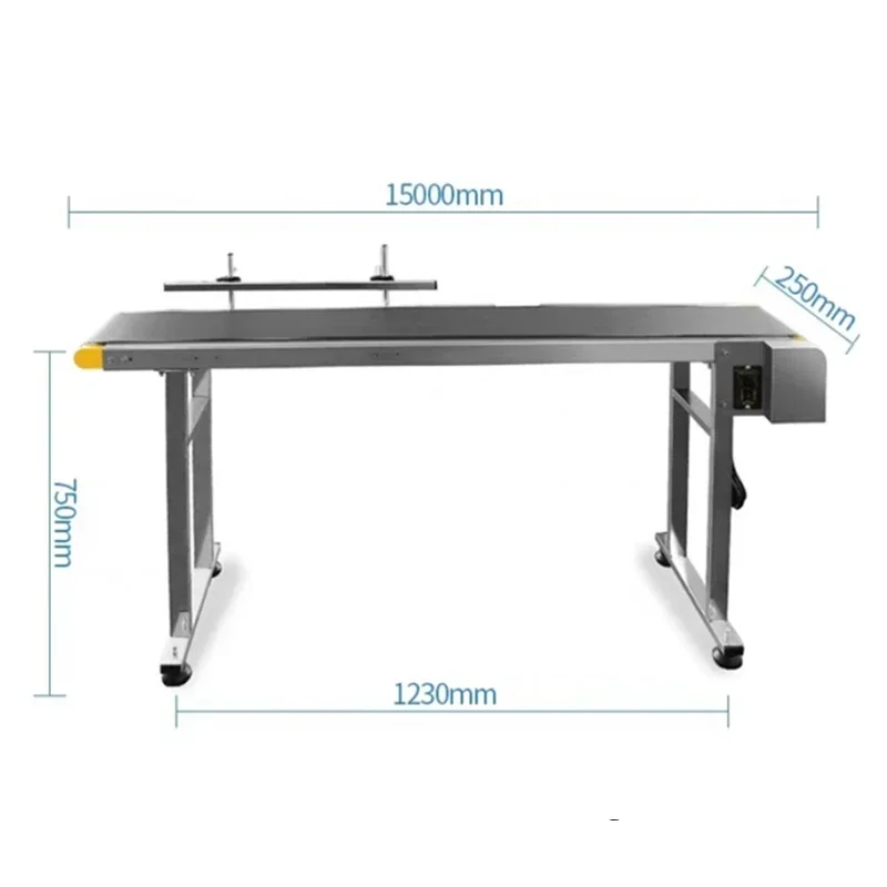 Inkjet Printer Small Line Adjustable Speed Stainless Steel Conveyor for The Delivery of Product Spray Packaging Date Coding