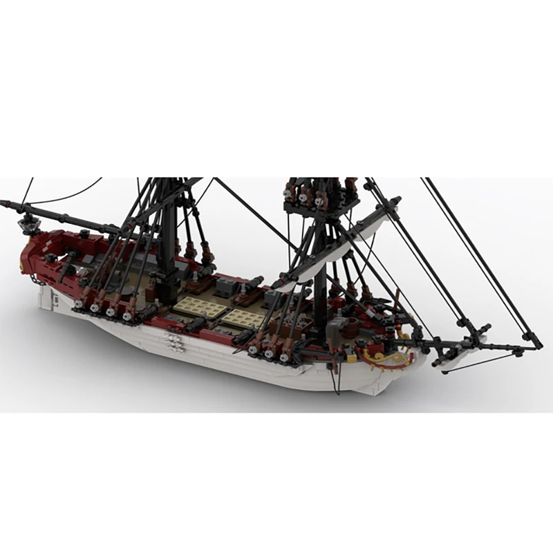 1448-teiliges Schiff-Bausteinset Santa Lucia MOC Anpassbares Modulares Bausteinmodell Kreatives Design Beliebtes DIY Jungen-Montage-Spielzeug Geschenk