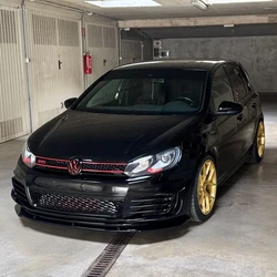 Front Bumper Lip Spoiler Splitter Diffuser Cover Deflector 2009 2010 2011 2012 2013 Tuning For VW Golf 6 MK6 GTI GTD 2009-2013