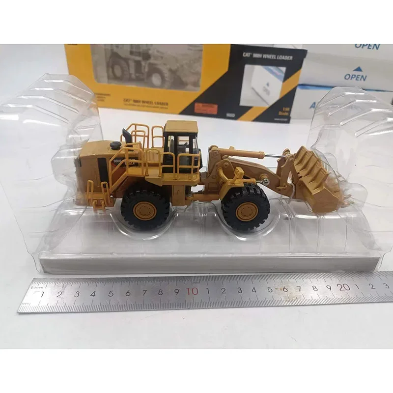 Empilhadeira Construção Modelo de Veículo Liga, Diecast 1:64, Carregador CAT 988H, Escavadora, Coleção de Lembrança, 85617