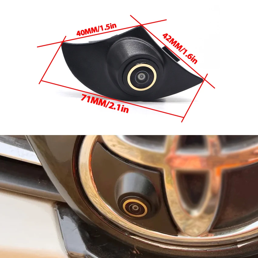 Car Front View camera For Toyota Camry Daihatsu Altis XV50 2011 ~ 2017 Waterproof Parking LOGO Camera Night Vision Front Camera