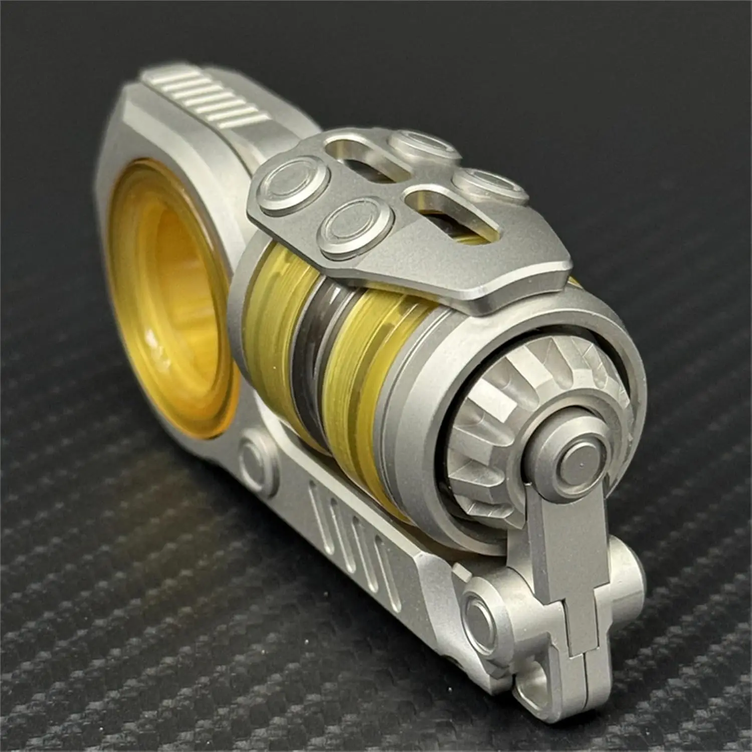 GobiggeR Sinian PEI Stemvork Fidget Slider Anti Stress Rvs Duwen Ei ADHD EDC Fidget Spinner Speelgoed