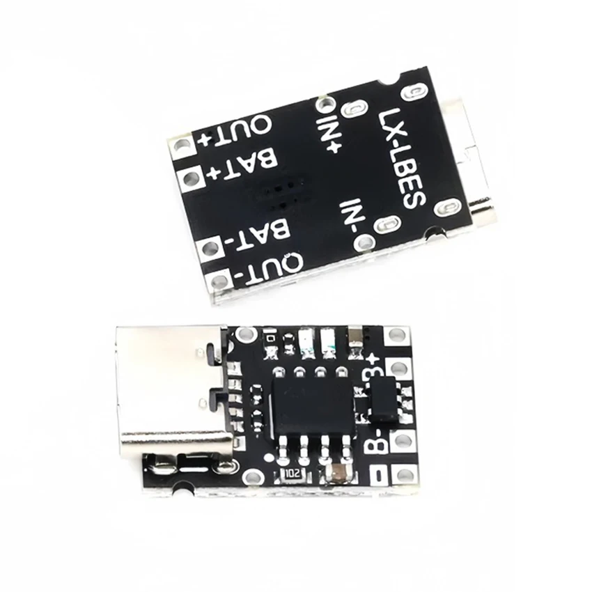 Type-C 1A بطارية ليثيوم شحن لوح حماية وحدة بطارية بوليمر 5 فولت شحن وتفريغ وحدة متكاملة 4.2 فولت