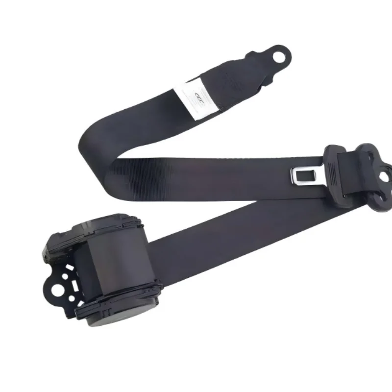 Universal Car Seat Safety Belt with 2-Point and 3-Point Options and Heavy  Buckle for Auto Use