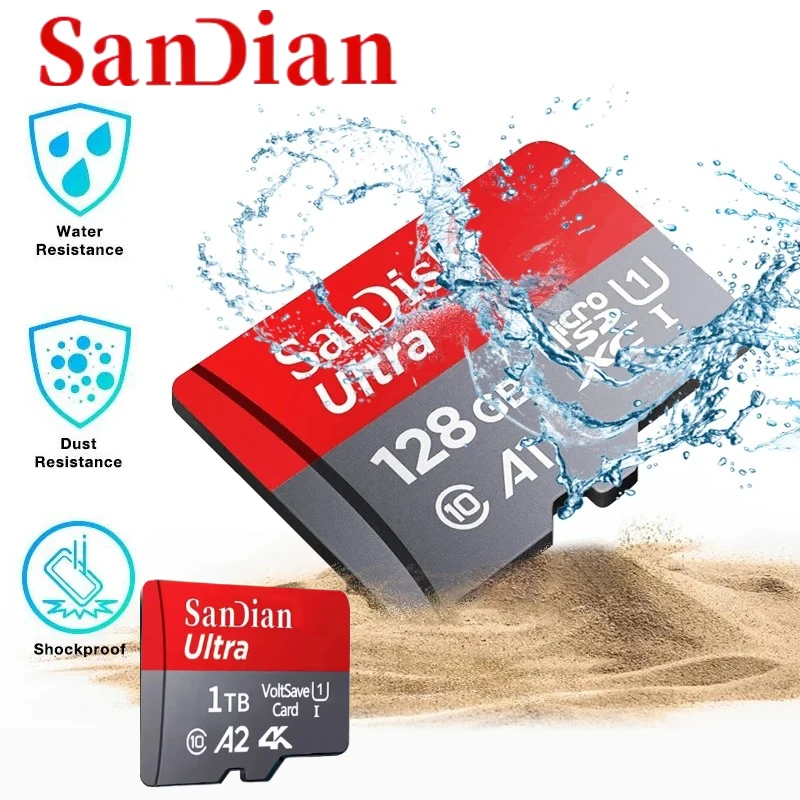 

For Camera Phones tablets High Speed 1TB Memory Card 128GB 512GB 256GB Class 10 Micro TF SD Card 1TB SD Memory Card