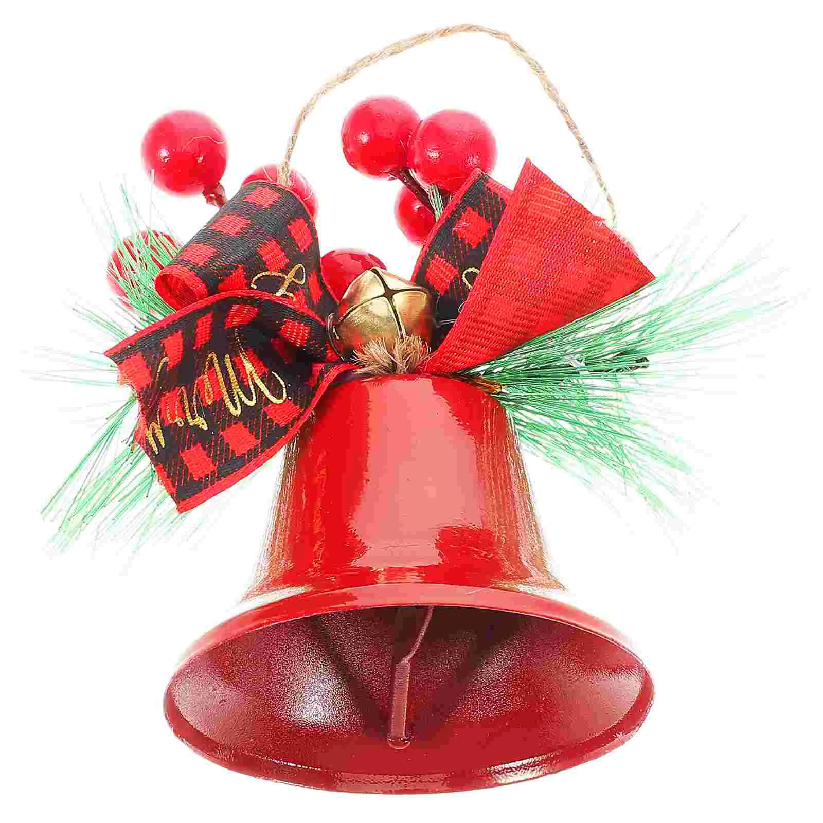 

Bell Pendant Outdoor Christmas Decor Decorations for Tree Bells Santa Jingle Xmas Ornament