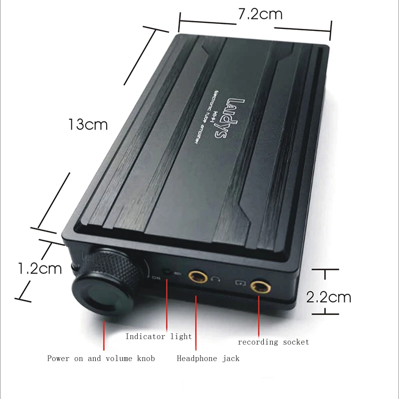 Усилитель для наушников LAIDYS Fever HIFI, портативный ламповый усилитель, выходное сопротивление 0,5 Ом, частотный диапазон: 10 Гц-60 кГц-0,5 дБ.