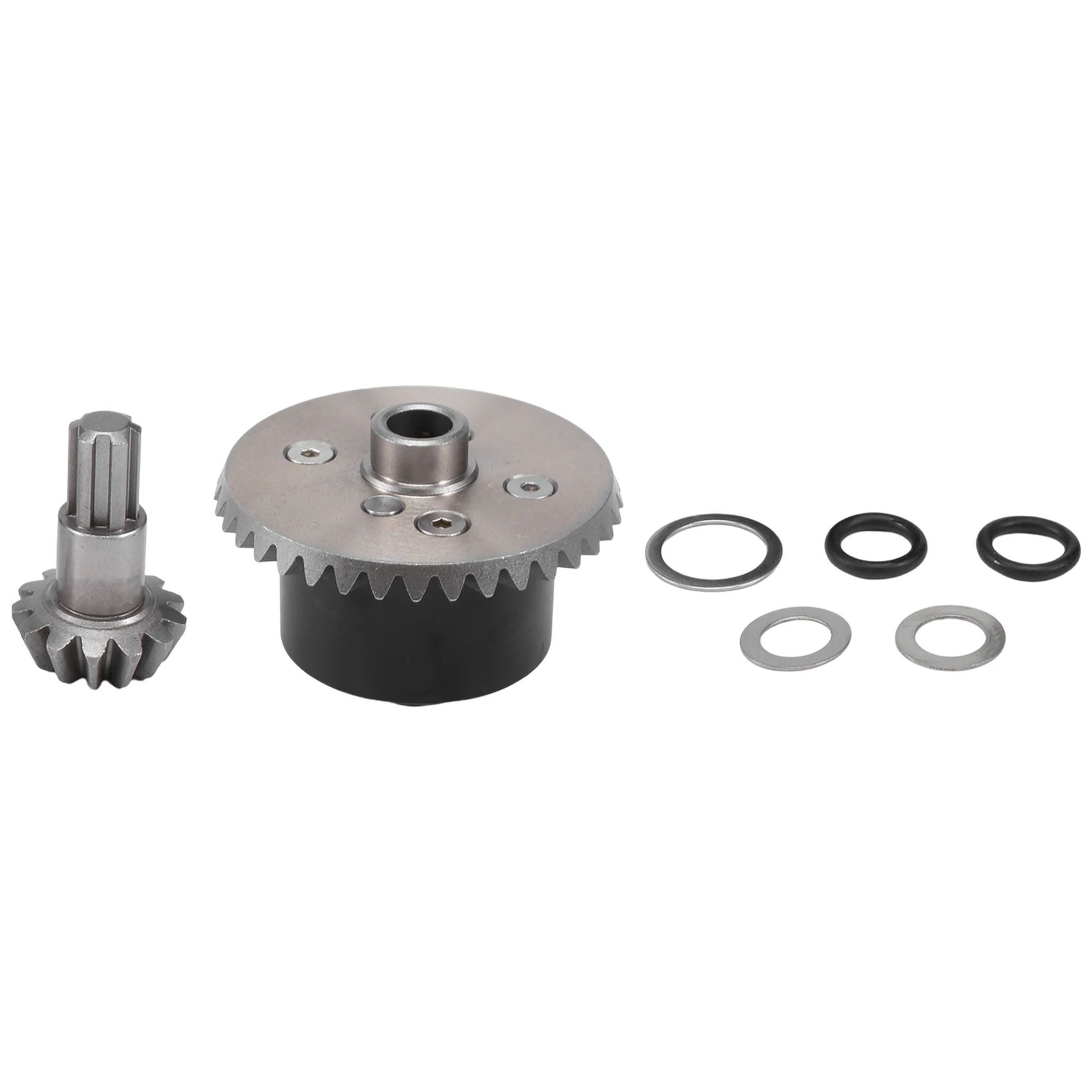 Metal Diff Case Redutor Gear, 37T Input Gear 13T, para ARRMA 1, 10, Kraton, Senton Big Rock, Granito Outcast 4X4, Atualizações de Peças, 5