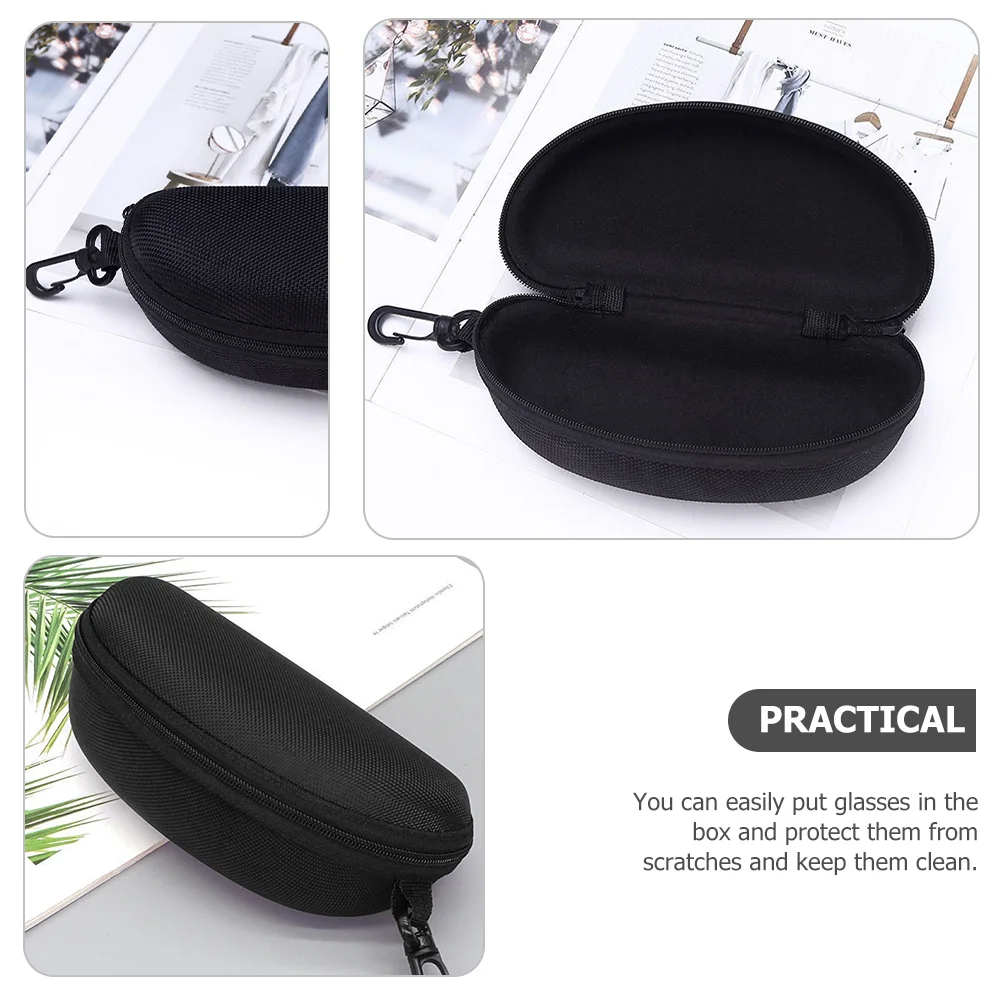 

1Set Sun Glasses Case Eva Semi-Rigid Protective Eyeglasses Box Portable Scratch-Resistant Design for Sunglasses Reading Glasses