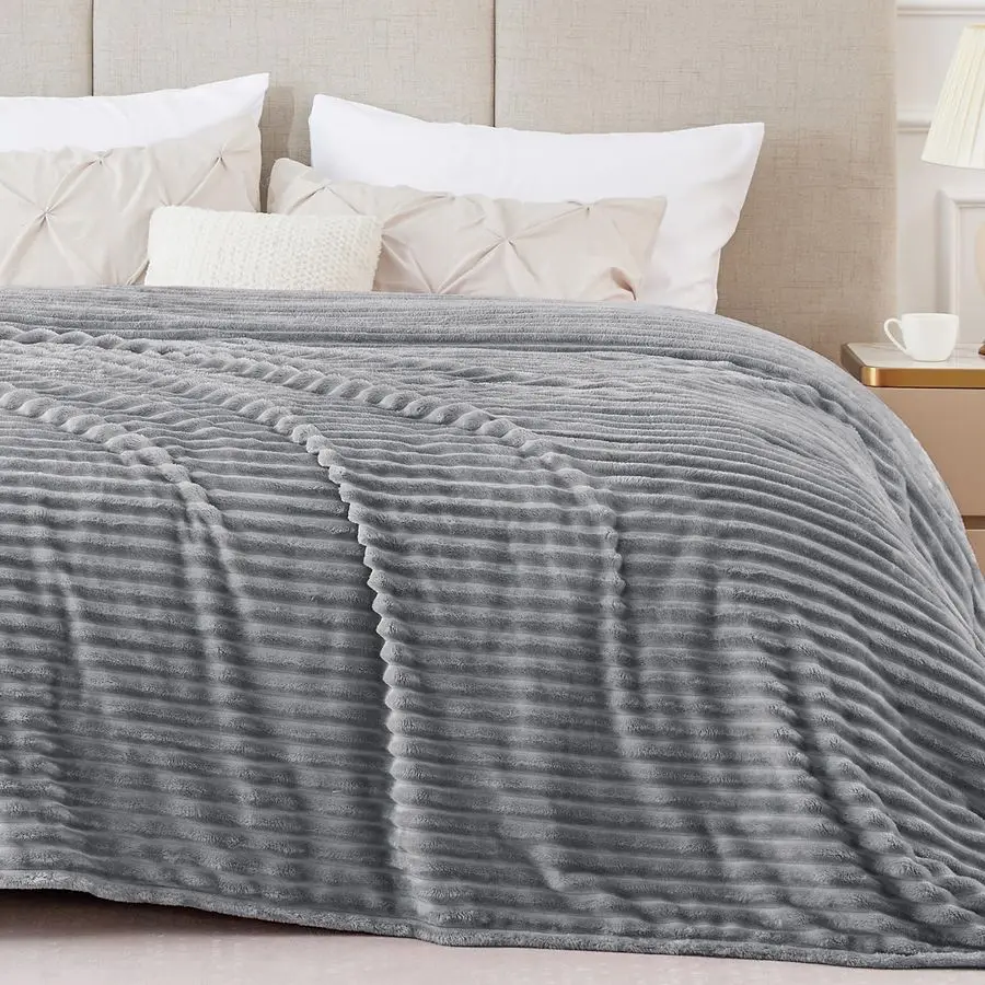 

Флисовое одеяло King Size с 3D-жаккардовым узором, мягкое и теплое, декоративное, пушистое, плюшевое, легкое, уютное покрывало