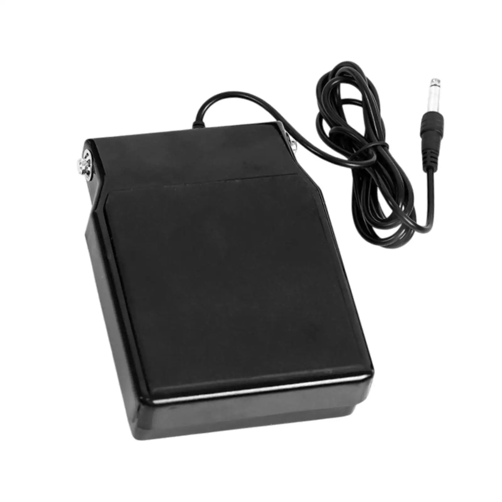 

Generic Sustain Pedal Anti Slip Bottom 10x7.5cm with 1.2M Cable 6.5mm Jack Compact for Portable Roll up Piano Lightweight Sturdy