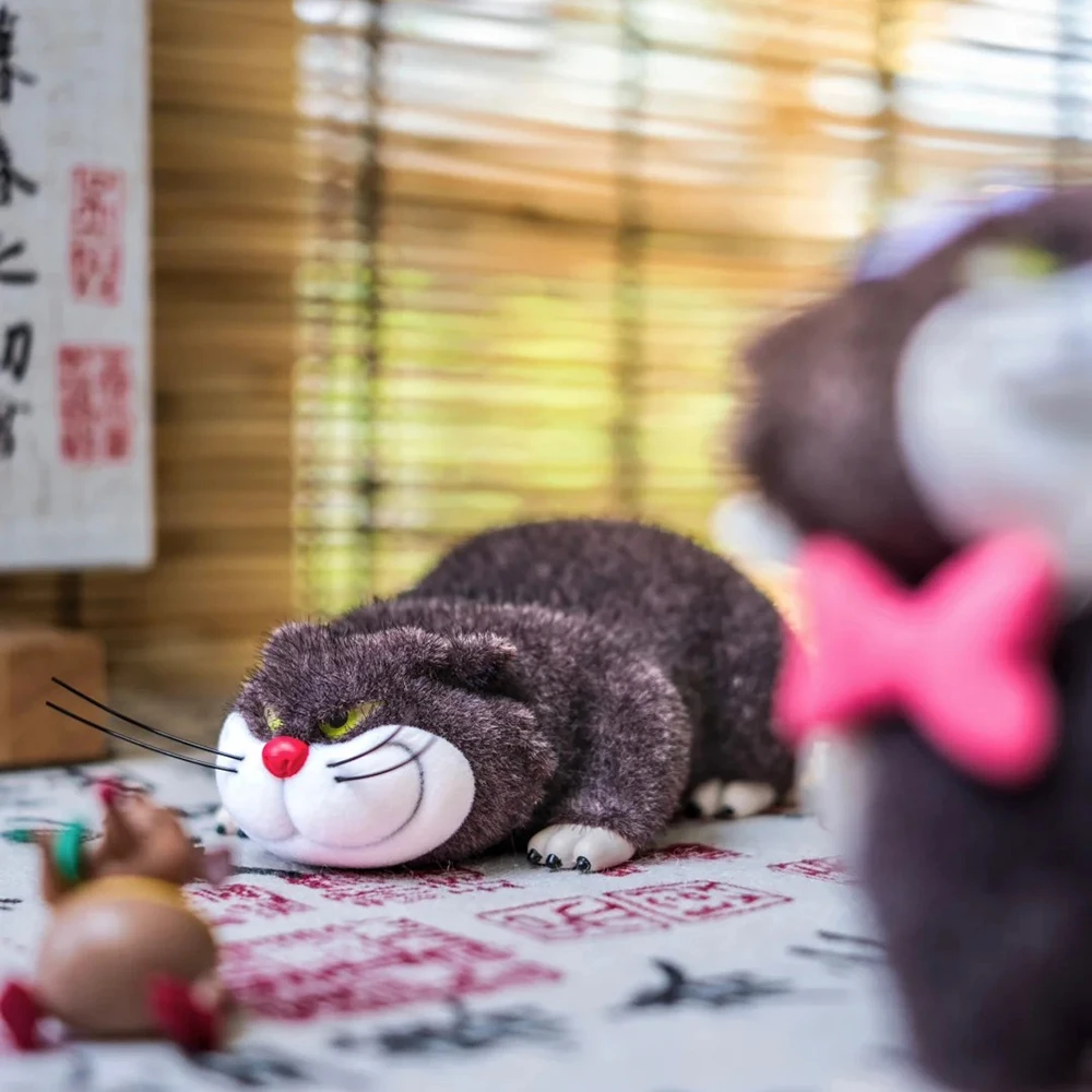 52toys Blindbox der Mischievous Cat Lucifer-Serie – handgefertigte Spielzeugpuppen, trendige Spielornamente, Geschenke für Sammler