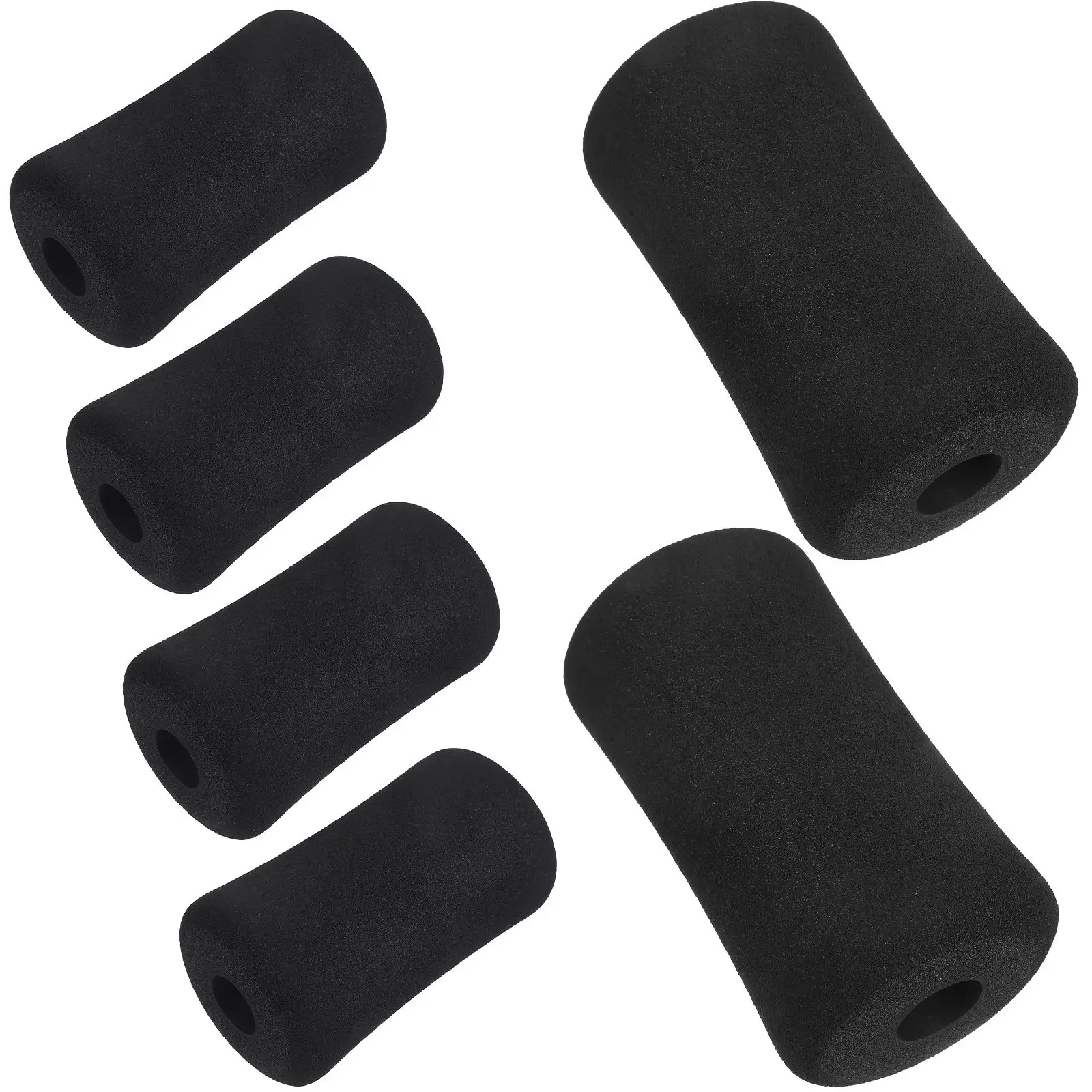 Coussinet en mousse éponge pour planche assise, diamètre intérieur 22mm, longueur 135mm, diamètre extérieur 75mm, couverture de remplacement pour gymnastique, 6 pièces