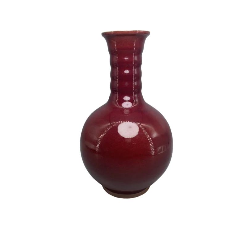 

Ceramic vase home decor items florero jarrones decorativos vase for flowers jarrones florero flower vase red vase Height 24.5cm