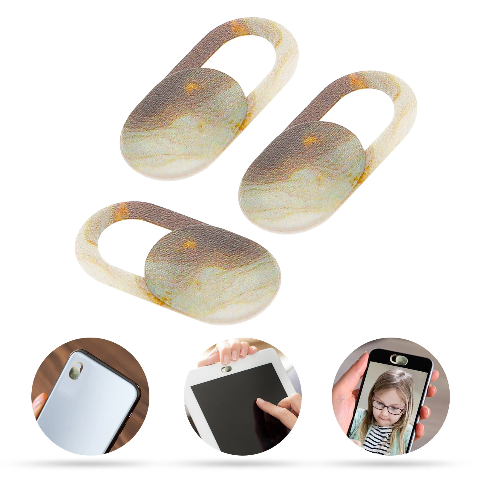 3pcs Webcam Slider Covers Laptop Camera Privacy Lens Protectors Sliding Web Camera Cover For Phone Computer Durable Easy Apply