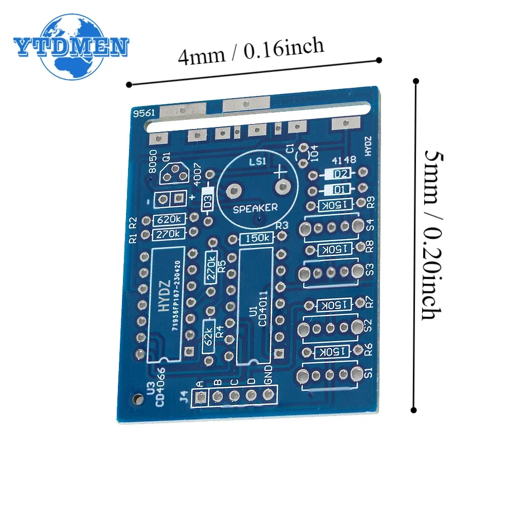 16 музыкальных шкатулок 16 звуковых коробок 16-тональный электронный модуль DIY комплект DIY детали компоненты наборы аксессуаров доска
