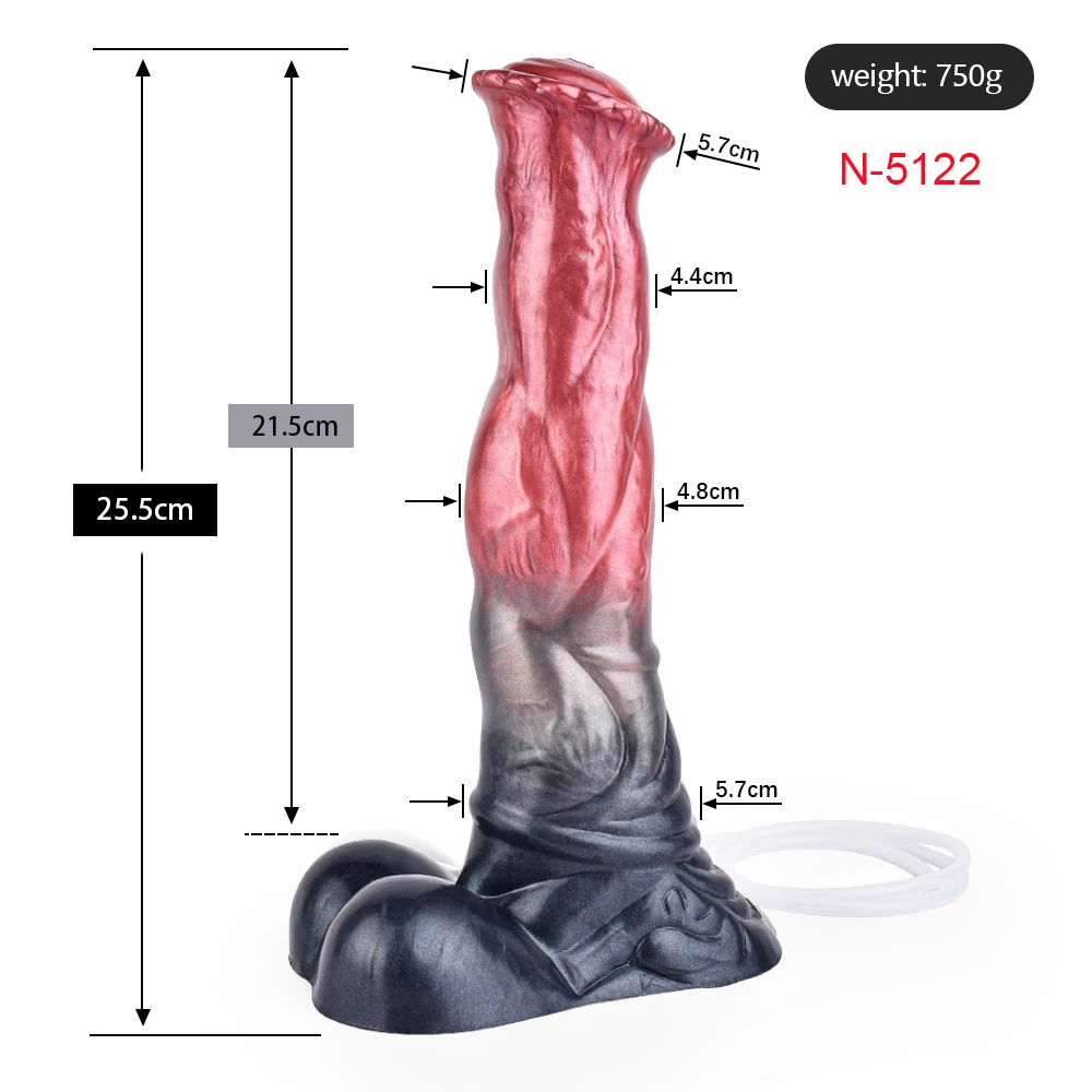 FAAK Silicone Squirting Penis Fantasy Realistic Horse Knot Ejaculation Dildo Large Anal Plug Sex Toys For Women Men Anal Plug