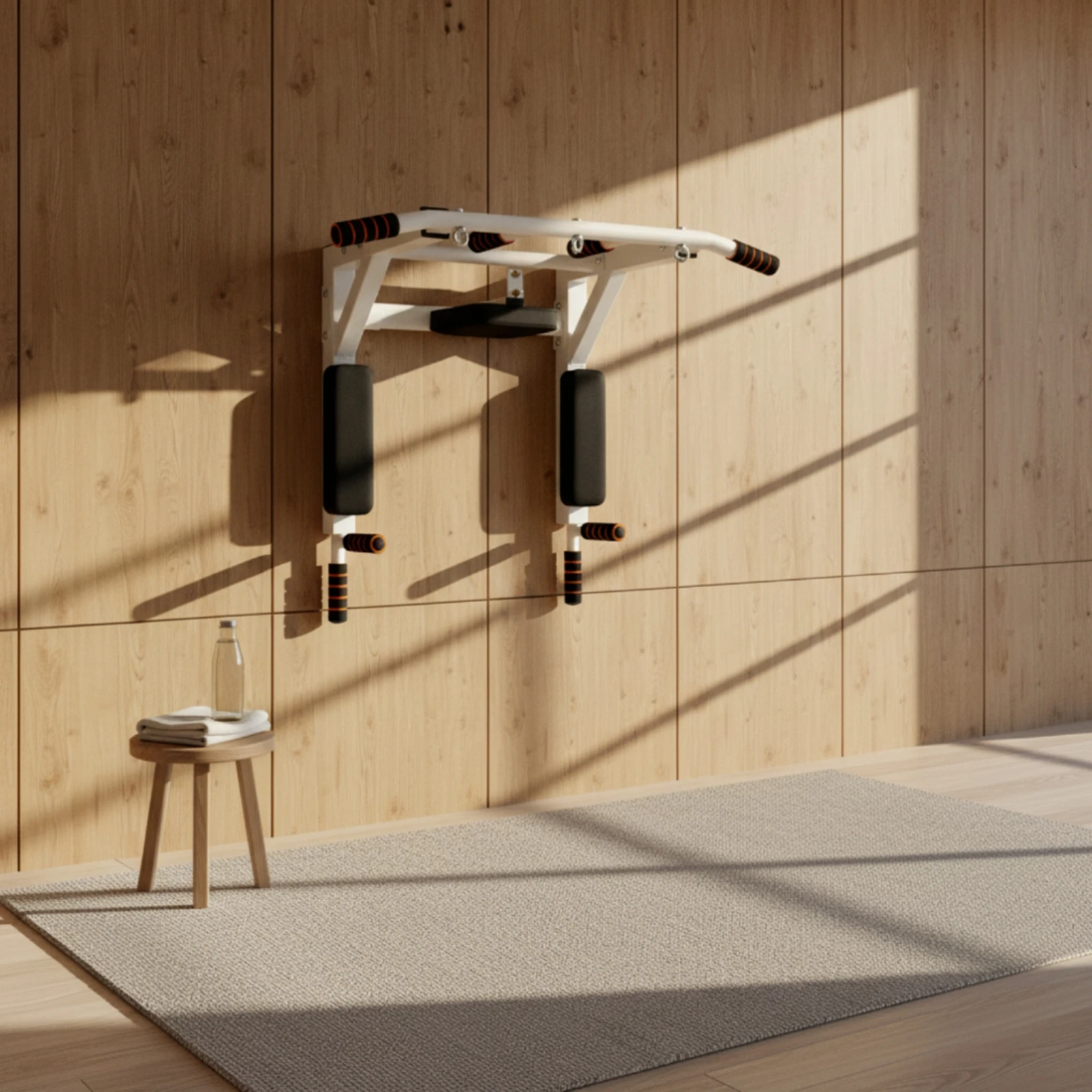 Wall Mounted Pull up Bar Indoo - đánh giá và giá Pull Up Bar Grip