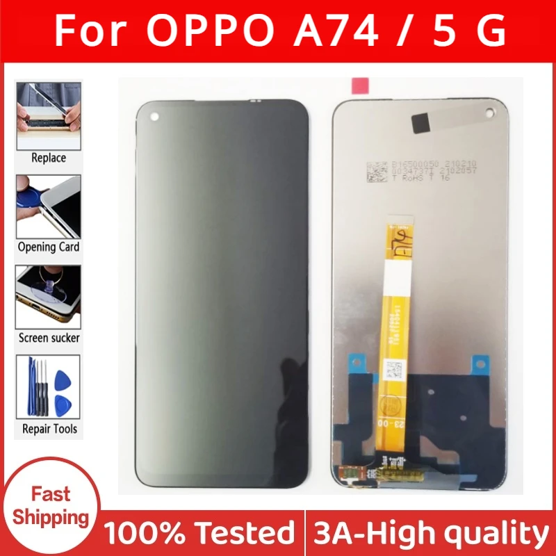 

IPS 6.5" For OPPO A74 5G CPH2197 CPH2263 LCD Display Touch Screen Digiziter Assembly