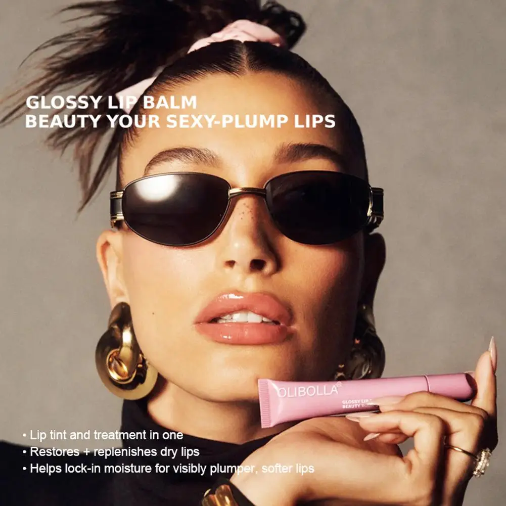 Lip Gloss Bálsamo hidratante, esmalte, óleo gordo, polipeptídeo, líquido maquiagem