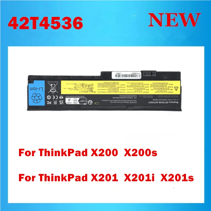 X200 Laptop Battery For Lenovo ThinkPad X200 X200s X201 X201i X201s 42T4534 42T4536 42T4647 42T4538 42T4648 42T4834  42T4835