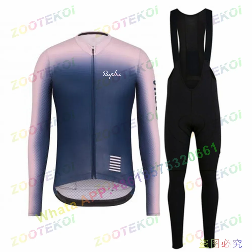 

NEW 2023 ROIPHOI Breathable Long Sleeve Cycling Set Mountain Bike Clothing Autumn Bicycle Jerseys Clothes Maillot Ropa Ciclismo