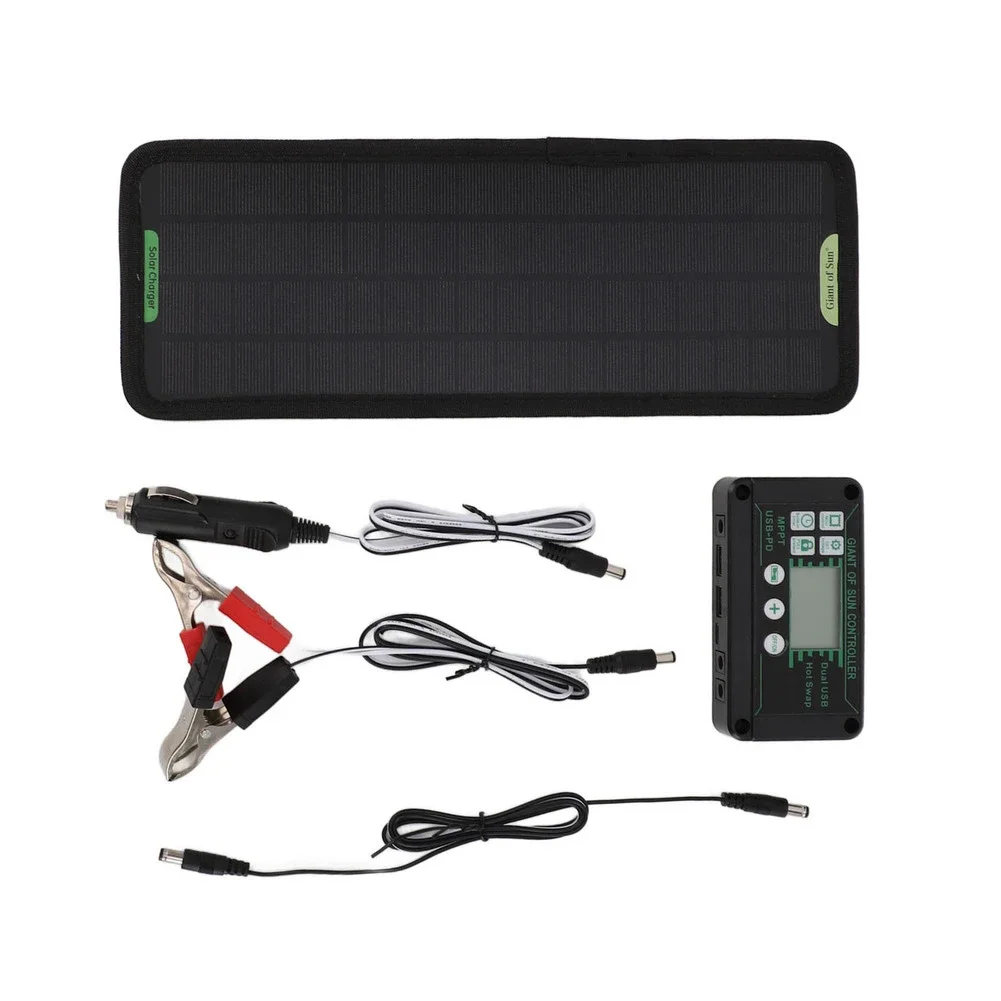 

Car Charging Kit Portable Solar Panel For Outdoor Activities Portable Solar Panel System Alternative Energy Generator
